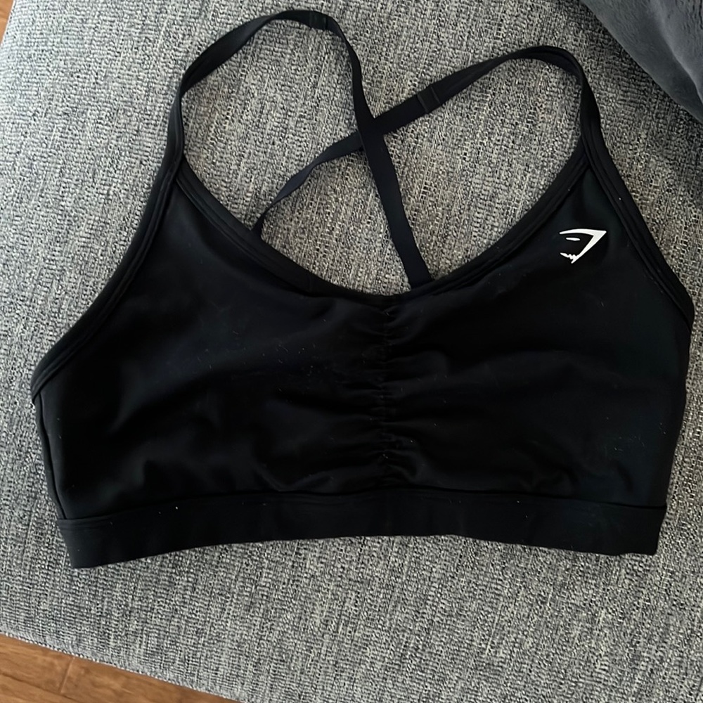 COPY - gymshark ruched sports bra